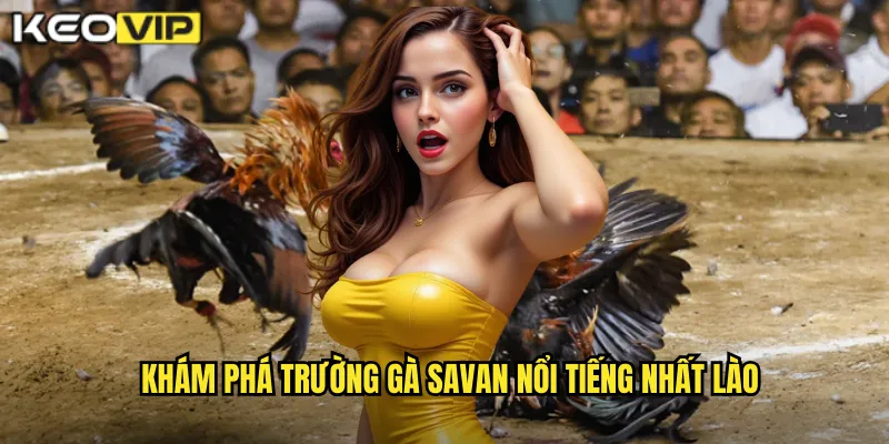 Khám phá trường gà Savan nổi tiếng nhất Lào