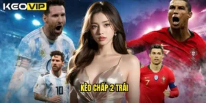 kèo chấp 2 trái